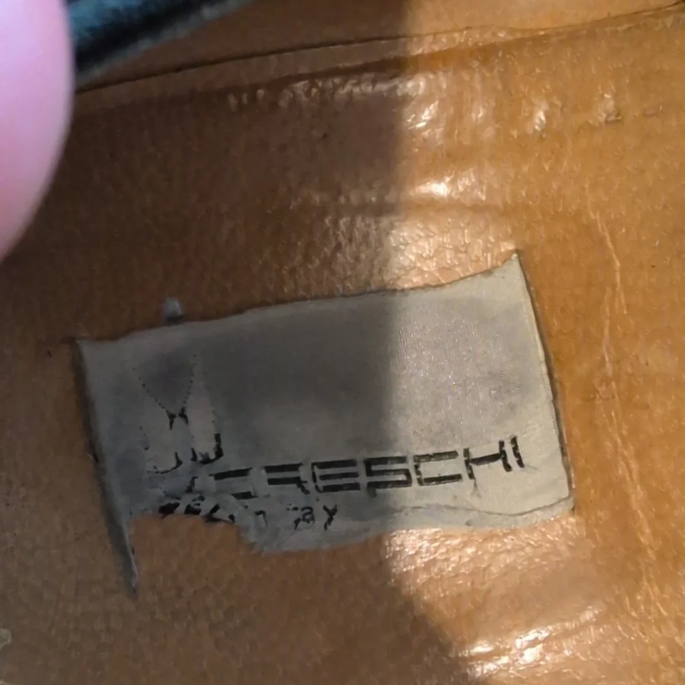 Authentic Moreschi Men's Blue-Gray Calfskin ‎ Shoes Size 10 - Made In Italy
